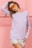 BiBi Yummy Rib Knit with Back Twist Open Detailed Top