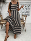 Printed Square Neck Maxi Cami Dress