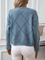 Sequin Openwork Long Sleeve Sweater