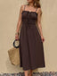 Tie-Front A-Line Dress