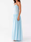 Frill Spaghetti Strap Maxi Dress