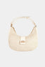 Fame Straw Braid Hobo Bag