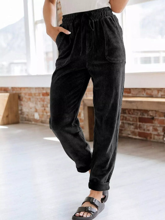 Relaxed Fit Corduroy Pants