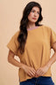 Annie Wear Stripe Soft Brushed Knit Dolman Sleeve Top