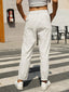 Elastic Waist Tapered Pants