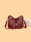 Multi Pockets PU Leather Shoulder Bag