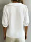 Peter Pan Collar Puff Sleeve Shirt