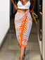 Twisted Slit Skirt