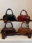 Vintage Style Crossbody Bag with Charm