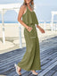 Contrast Trim Tank and Pants Set