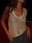 Scoop Neck Sweater Vest