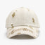 Distressed Letter Embroidered Baseball Cap