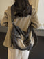 Raw Hem Gradient Crossbody Bag