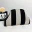 Portable Contrast Knit Clutch