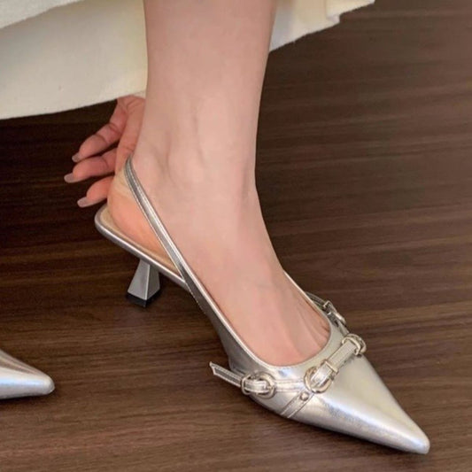 Slingback Pointed Toe Pumps