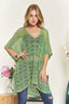 ADORA Crochet Cover Up Tunic Top