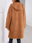 Zip Up Long Sleeve Hooded Outerwear