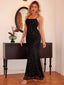 Sequin Square Neck Maxi Cami Dress