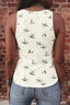 Mallard Print Western Style Tank Top