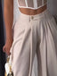 High-Waisted Wide Leg Pleated Pants