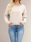 Round Neck Dropped Shoulder Sweater