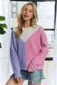 ADORA Colorblock Comfy Sweater Top