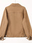 Button Up Long Sleeve Denim Jacket
