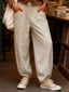 Plus Size Relaxed Fit Casual  Pants