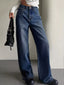 Wide Leg Vintage Wash Jeans