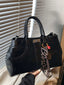 Top Handle PU Leather Handbag