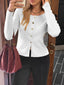 Button-Up Long Sleeve Knit Cardigan