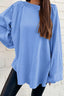 Oversized Washed Crewneck Sweatshirt