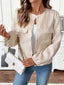 Button-Front Jacket with Pocket Details