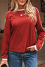 Long Sleeve T-Shirt with Contrast Trim