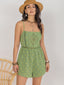 Square Neck Spaghetti Strap Romper