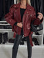 Full Size Zip Up Long Sleeve Jacket Plus Size
