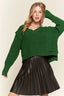 ADORA Ruffle Detail Adorable Sweater