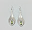 Alloy Rhinestone Cutout Earrings