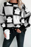 Ghost Checkered Round Neck Sweater