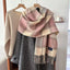 Plaid Fringe Scarf