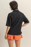 HYFVE Collared Neck Button Down Waffle Shirt