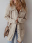 Button-Up Cardigan with Pockets