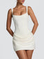 Ruched Sleeveless Mini Dress