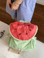 Watermelon Slice Drawstring Backpack Bag