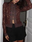 Lace Button-Up Shirt