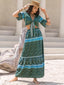 Tie Front Half Sleeve Top and Skirt Set