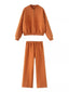 Zip Up Top and Drawstring Pants Two-Piece Set