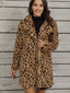 Leopard Fuzzy Teddy Coat