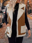 Open Front Vest Coat with Pockets