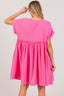 SAGE + FIG Button Up Short Sleeve Dress
